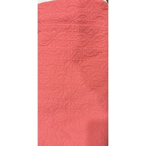 Eastern Accents Coral Matelasse  56 x 76"  Full  Bed Skirt  16" Drop Designer